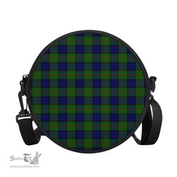 Scottish Dundas Modern Tartan Round Crossbody Bags - Round Purse Scottish Plaid Tartan Plaid - ScotsTee - scotstee.com