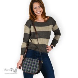 Scottish Colquhoun Dress Tartan Saddle Crossbody Bag Scottish Plaid Tartan Plaid - ScotsTee - scotstee.com