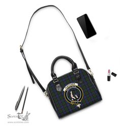 Scottish Fletcher Tartan Shoulder Handbags with Family Crest Scottish Plaid Tartan Plaid - ScotsTee - scotstee.com