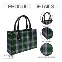 Scottish Forbes Dress Tartan Leather Bag for Women Scottish Plaid Tartan Plaid - ScotsTee - scotstee.com