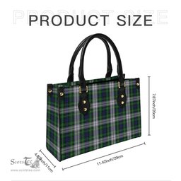 Scottish Forbes Dress Tartan Leather Bag for Women Scottish Plaid Tartan Plaid - ScotsTee - scotstee.com