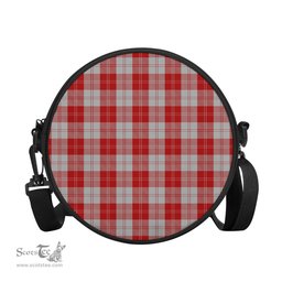 Scottish Erskine Red Tartan Round Crossbody Bags - Round Purse Scottish Plaid Tartan Plaid - ScotsTee - scotstee.com