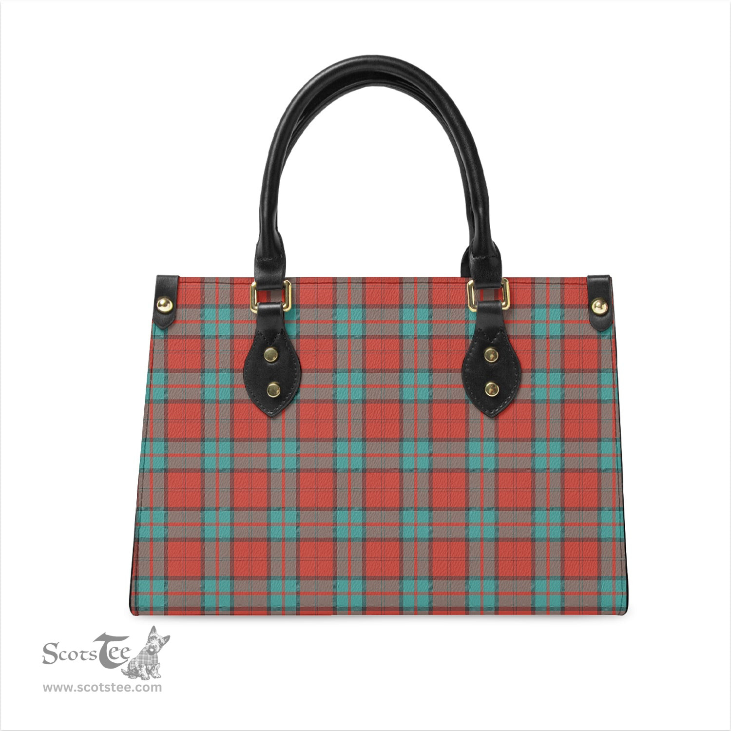 Scottish Dunbar Ancient Tartan Leather Bag for Women Scottish Plaid Tartan Plaid - ScotsTee - scotstee.com