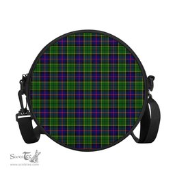 Scottish Forsyth Modern Tartan Round Crossbody Bags - Round Purse Scottish Plaid Tartan Plaid - ScotsTee - scotstee.com