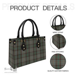 Scottish Cochrane Hunting Tartan Leather Bag for Women Scottish Plaid Tartan Plaid - ScotsTee - scotstee.com