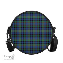 Scottish Fletcher Ancient Tartan Round Crossbody Bags - Round Purse Scottish Plaid Tartan Plaid - ScotsTee - scotstee.com