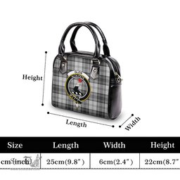 Scottish Glen Tartan Shoulder Handbags with Family Crest Scottish Plaid Tartan Plaid - ScotsTee - scotstee.com