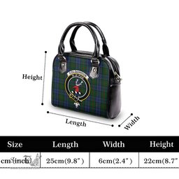 Scottish Colquhoun Tartan Shoulder Handbags with Family Crest Scottish Plaid Tartan Plaid - ScotsTee - scotstee.com