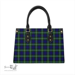 Scottish Forbes Modern Tartan Leather Bag for Women Scottish Plaid Tartan Plaid - ScotsTee - scotstee.com