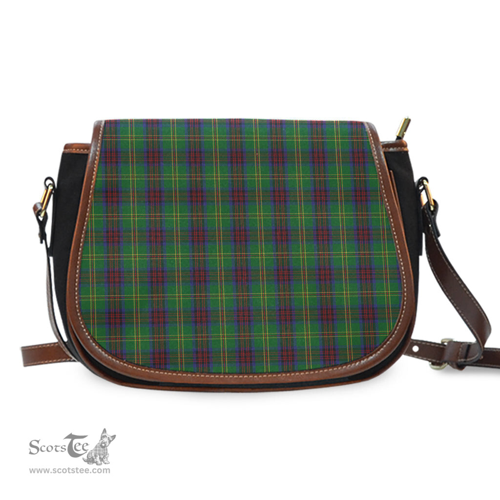 Scottish Connolly Hunting Tartan Saddle Crossbody Bag Scottish Plaid Tartan Plaid - ScotsTee - scotstee.com
