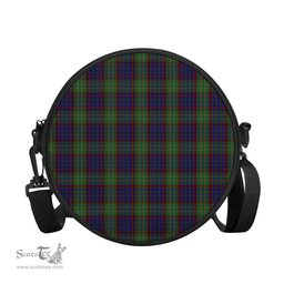 Scottish Cunningham Hunting Tartan Round Crossbody Bags - Round Purse Scottish Plaid Tartan Plaid - ScotsTee - scotstee.com