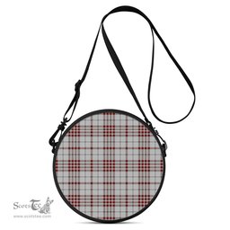 Scottish Clayton Tartan Round Crossbody Bags - Round Purse Scottish Plaid Tartan Plaid - ScotsTee - scotstee.com