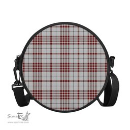 Scottish Clayton Tartan Round Crossbody Bags - Round Purse Scottish Plaid Tartan Plaid - ScotsTee - scotstee.com