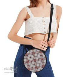 Scottish Clayton Tartan Round Crossbody Bags - Round Purse Scottish Plaid Tartan Plaid - ScotsTee - scotstee.com
