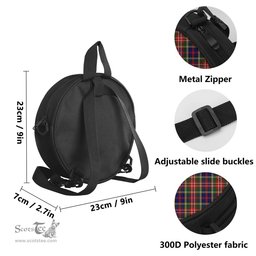 Scottish Christie Tartan Round Crossbody Bags - Round Purse Scottish Plaid Tartan Plaid - ScotsTee - scotstee.com