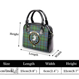 Scottish Colville Tartan Shoulder Handbags with Family Crest Scottish Plaid Tartan Plaid - ScotsTee - scotstee.com