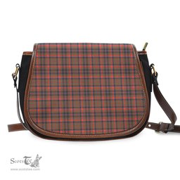 Scottish Cumming Hunting Weathered Tartan Saddle Crossbody Bag Scottish Plaid Tartan Plaid - ScotsTee - scotstee.com