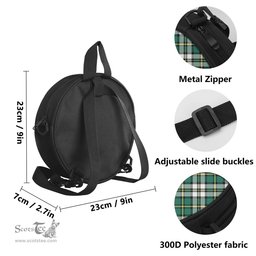 Scottish Cape Breton Island Canada Tartan Round Crossbody Bags - Round Purse Scottish Plaid Tartan Plaid - ScotsTee - scotstee.com