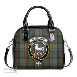 Scottish Cochrane Hunting Tartan Shoulder Handbags with Family Crest Scottish Plaid Tartan Plaid - ScotsTee - scotstee.com