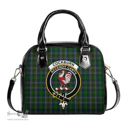 Scottish Cockburn Tartan Shoulder Handbags with Family Crest Scottish Plaid Tartan Plaid - ScotsTee - scotstee.com