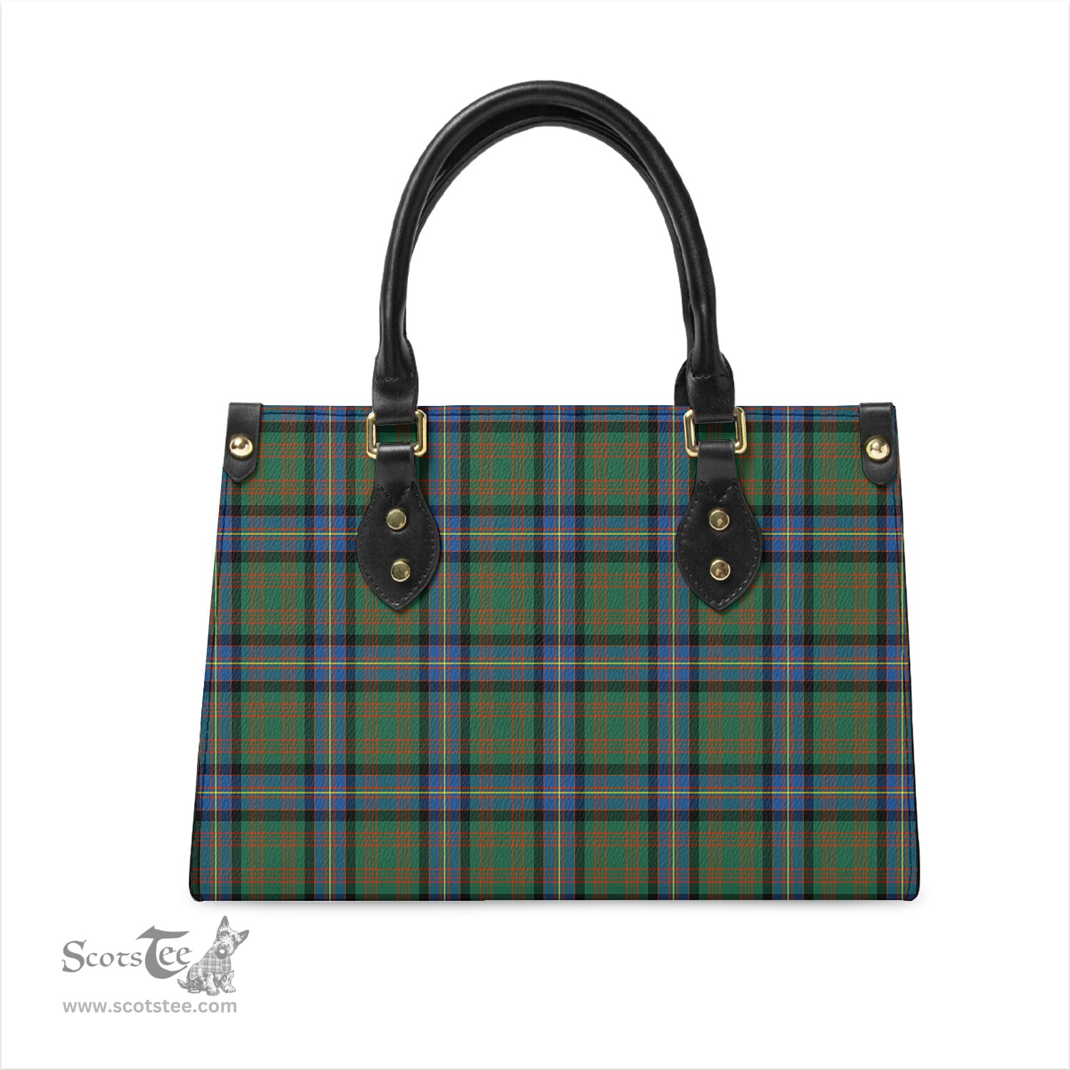 Scottish Cochrane Ancient Tartan Leather Bag for Women Scottish Plaid Tartan Plaid - ScotsTee - scotstee.com