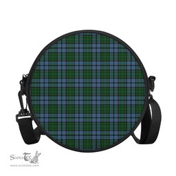 Scottish Forsyth Tartan Round Crossbody Bags - Round Purse Scottish Plaid Tartan Plaid - ScotsTee - scotstee.com