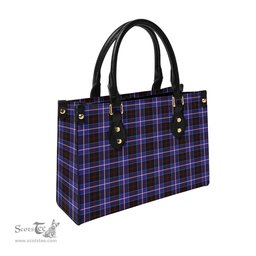 Scottish Dunlop Modern Tartan Leather Bag for Women Scottish Plaid Tartan Plaid - ScotsTee - scotstee.com