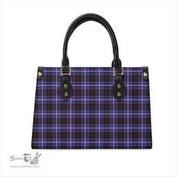 Scottish Dunlop Modern Tartan Leather Bag for Women Scottish Plaid Tartan Plaid - ScotsTee - scotstee.com
