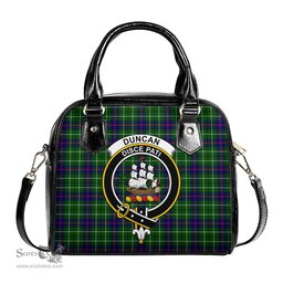 Scottish Duncan Modern Tartan Shoulder Handbags with Family Crest Scottish Plaid Tartan Plaid - ScotsTee - scotstee.com