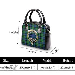 Scottish Forsyth Ancient Tartan Shoulder Handbags with Family Crest Scottish Plaid Tartan Plaid - ScotsTee - scotstee.com