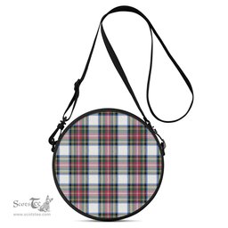 Scottish Dennistoun Tartan Round Crossbody Bags - Round Purse Scottish Plaid Tartan Plaid - ScotsTee - scotstee.com