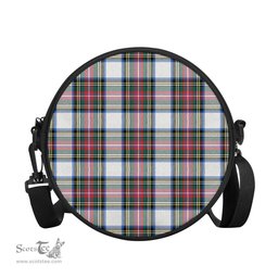 Scottish Dennistoun Tartan Round Crossbody Bags - Round Purse Scottish Plaid Tartan Plaid - ScotsTee - scotstee.com