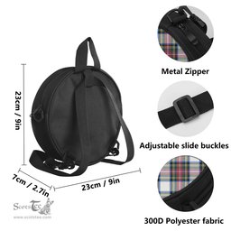 Scottish Dennistoun Tartan Round Crossbody Bags - Round Purse Scottish Plaid Tartan Plaid - ScotsTee - scotstee.com