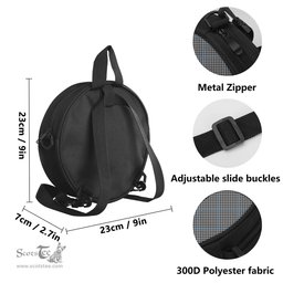 Scottish Gladstone Tartan Round Crossbody Bags - Round Purse with Family Crest Scottish Plaid Tartan Plaid - ScotsTee - scotstee.com