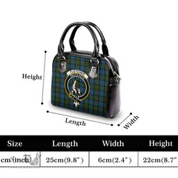Scottish Fletcher of Dunans Tartan Shoulder Handbags with Family Crest Scottish Plaid Tartan Plaid - ScotsTee - scotstee.com