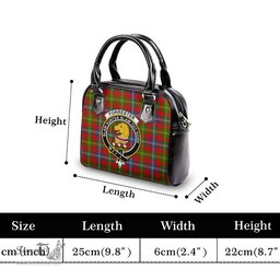 Scottish Forrester Tartan Shoulder Handbags with Family Crest Scottish Plaid Tartan Plaid - ScotsTee - scotstee.com
