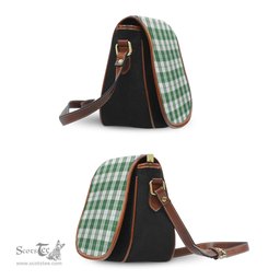 Scottish Erskine Green Tartan Saddle Crossbody Bag Scottish Plaid Tartan Plaid - ScotsTee - scotstee.com