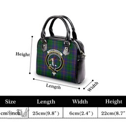 Scottish Carmichael Tartan Shoulder Handbags with Family Crest Scottish Plaid Tartan Plaid - ScotsTee - scotstee.com