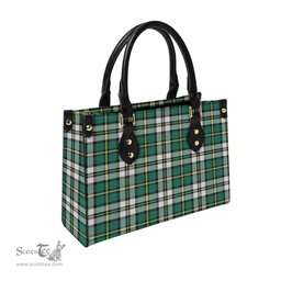 Scottish Cape Breton Island Canada Tartan Leather Bag for Women Scottish Plaid Tartan Plaid - ScotsTee - scotstee.com