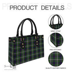 Scottish Farquharson Dress Tartan Leather Bag for Women Scottish Plaid Tartan Plaid - ScotsTee - scotstee.com