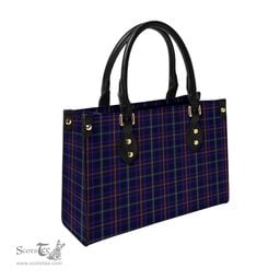 Scottish Fitzgerald Hunting Tartan Leather Bag for Women Scottish Plaid Tartan Plaid - ScotsTee - scotstee.com