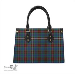 Scottish Fraser Hunting Ancient Tartan Leather Bag for Women Scottish Plaid Tartan Plaid - ScotsTee - scotstee.com