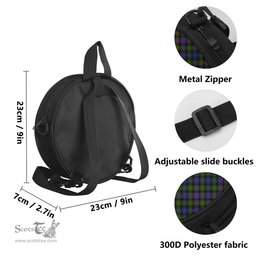 Scottish Fleming Tartan Round Crossbody Bags - Round Purse Scottish Plaid Tartan Plaid - ScotsTee - scotstee.com