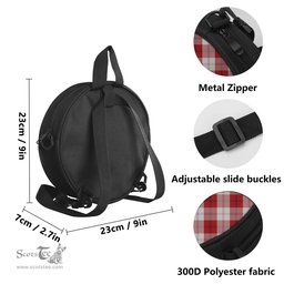Scottish Cunningham Dress Tartan Round Crossbody Bags - Round Purse with Family Crest Scottish Plaid Tartan Plaid - ScotsTee - scotstee.com