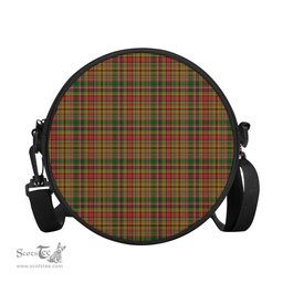 Scottish Drummond of Strathallan Tartan Round Crossbody Bags - Round Purse Scottish Plaid Tartan Plaid - ScotsTee - scotstee.com