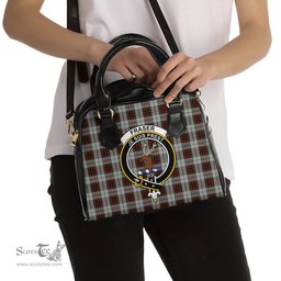 Scottish Fraser Dress Tartan Shoulder Handbags with Family Crest Scottish Plaid Tartan Plaid - ScotsTee - scotstee.com