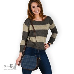 Scottish Fermanagh County Ireland Tartan Saddle Crossbody Bag Scottish Plaid Tartan Plaid - ScotsTee - scotstee.com