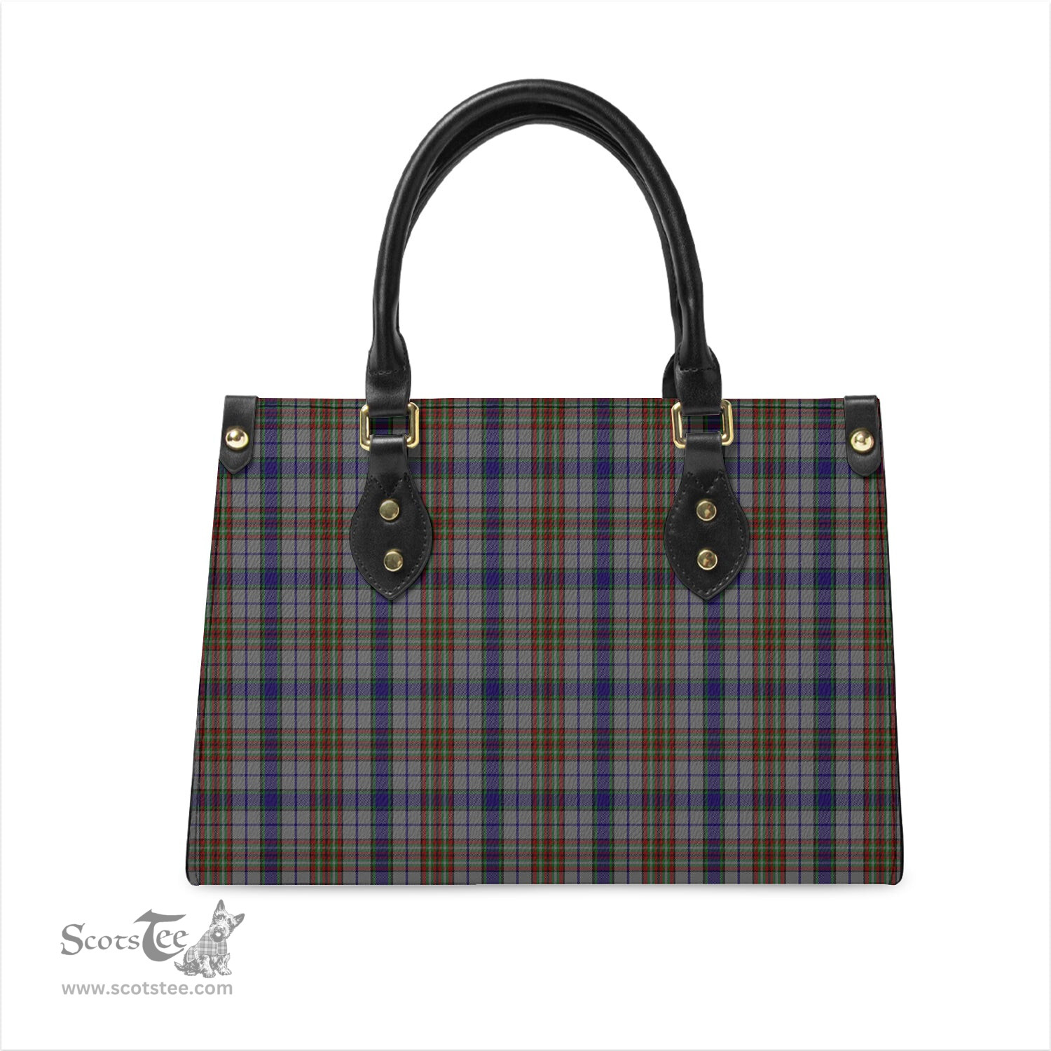 Scottish Gayre Hunting Tartan Leather Bag for Women Scottish Plaid Tartan Plaid - ScotsTee - scotstee.com