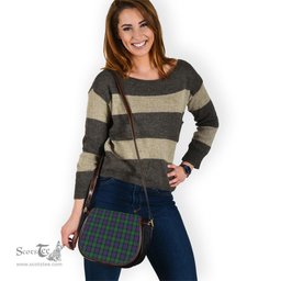 Scottish Campbell of Cawdor Tartan Saddle Crossbody Bag Scottish Plaid Tartan Plaid - ScotsTee - scotstee.com