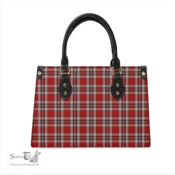 Scottish Drummond of Perth Dress Tartan Leather Bag for Women Scottish Plaid Tartan Plaid - ScotsTee - scotstee.com